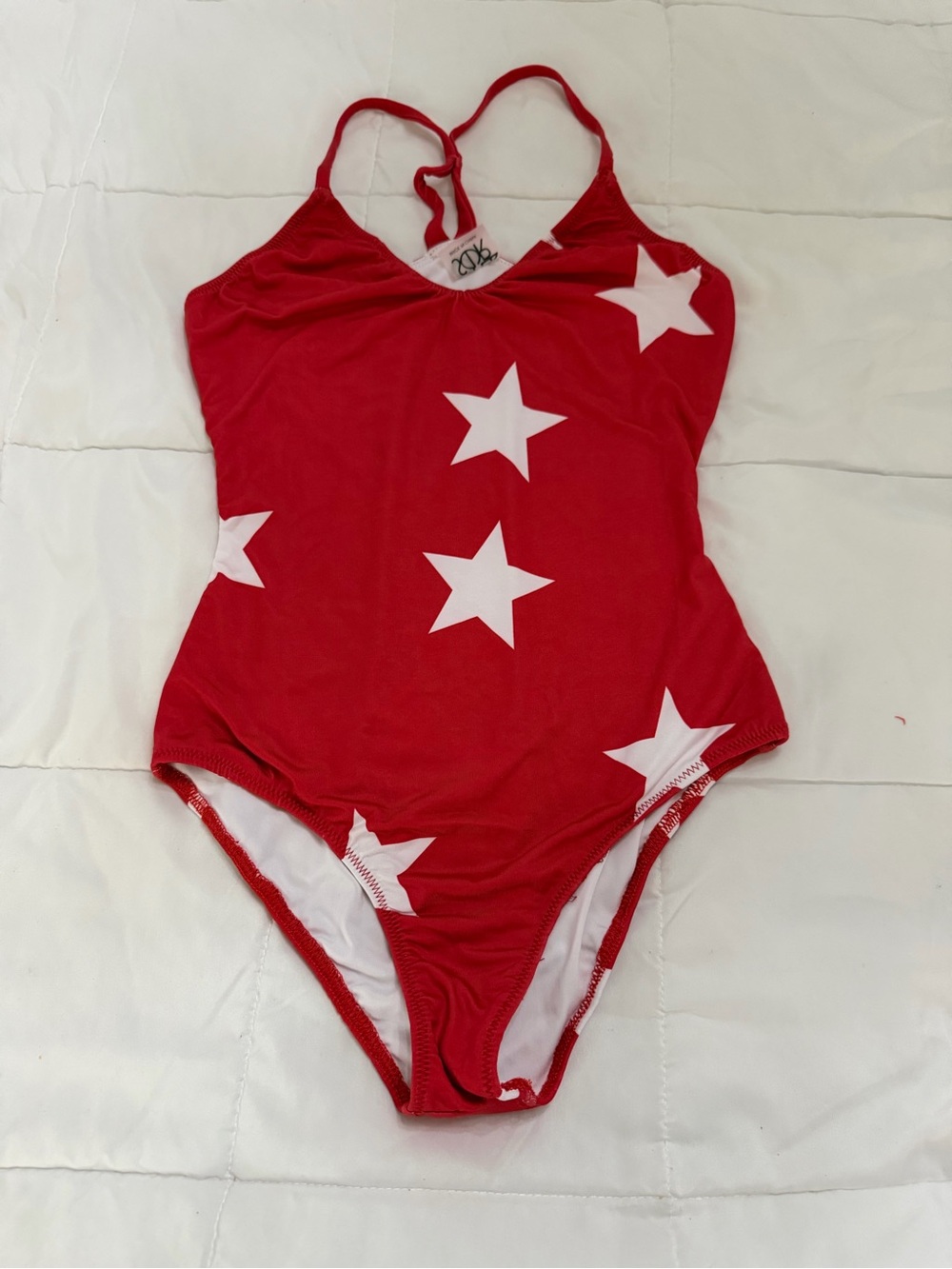 Women’s size M one piece swimsuit; PERFECT TO CELEBRATE 4th of July!!! EUC!!!